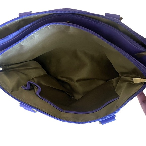 Sukriti NWT Hand Painted London Scene Bag Large Tote Bag - Picture 9 of 11